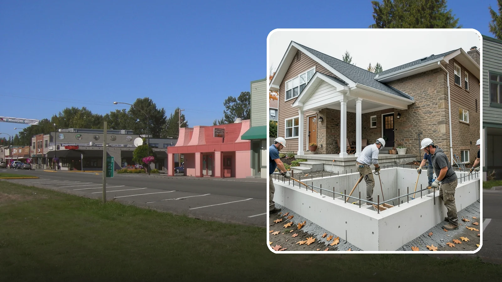 Basement Foundation in Snoqualmie, King County, WA - We construct full-depth basement foundations that add livable square footage while standing up to Northwest groundwater.