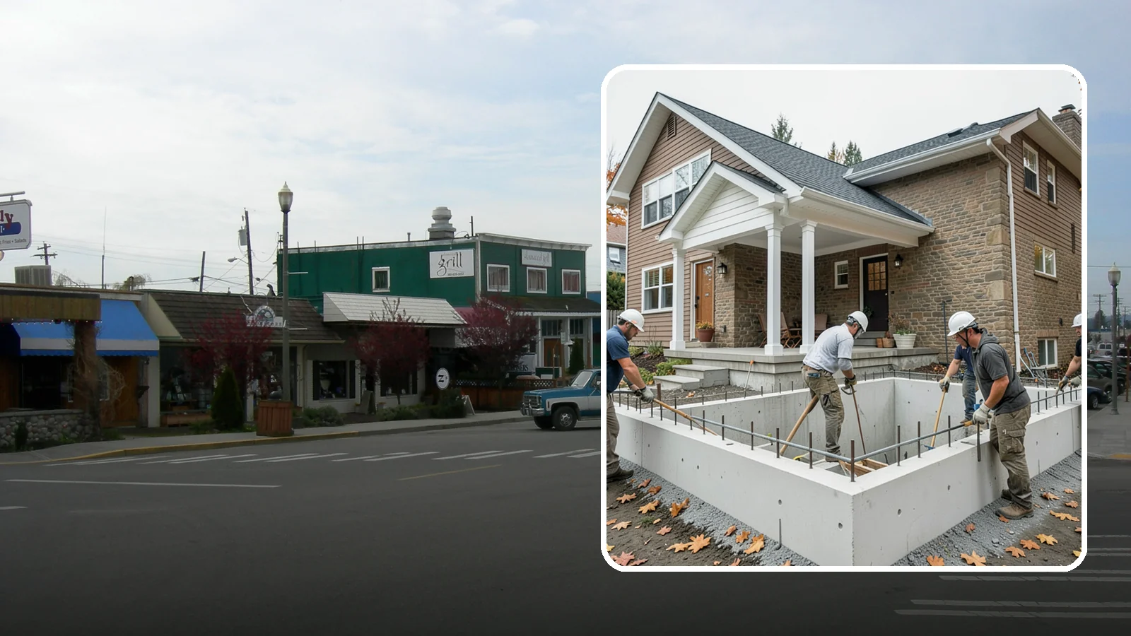 Basement Foundation in Stanwood, Snohomish County, WA - We construct full-depth basement foundations that add livable square footage while standing up to Northwest groundwater.