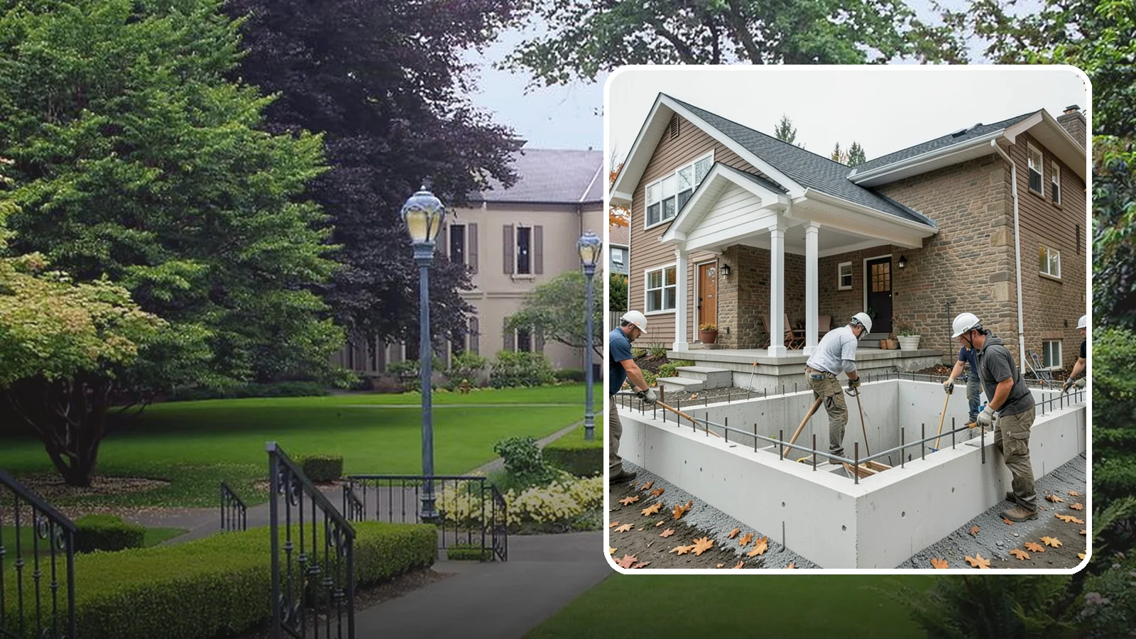 Basement Foundation in Woodinville, King County, WA - We construct full-depth basement foundations that add livable square footage while standing up to Northwest groundwater.