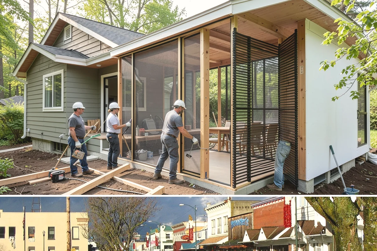 Basement Framing in Arlington, Snohomish County, WA - Framing happens indoors and is well suited to the wet season when outdoor work slows.