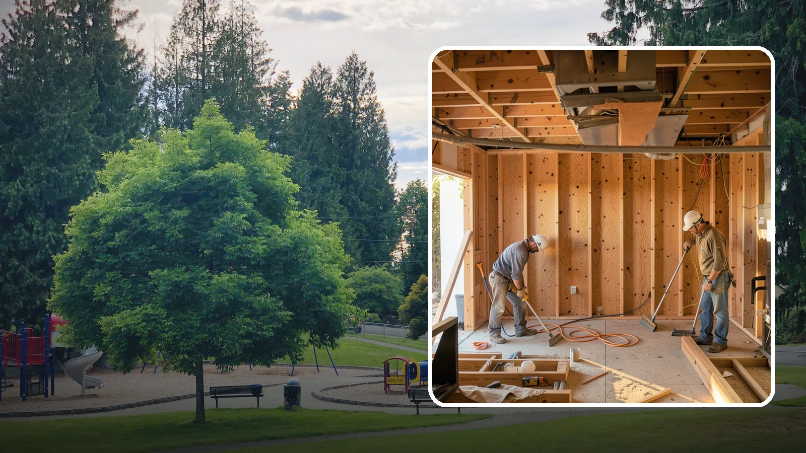 Basement Framing in Bonney Lake, Pierce County, WA - Basement framing builds the wall and partition structure that shapes your finished lower level.