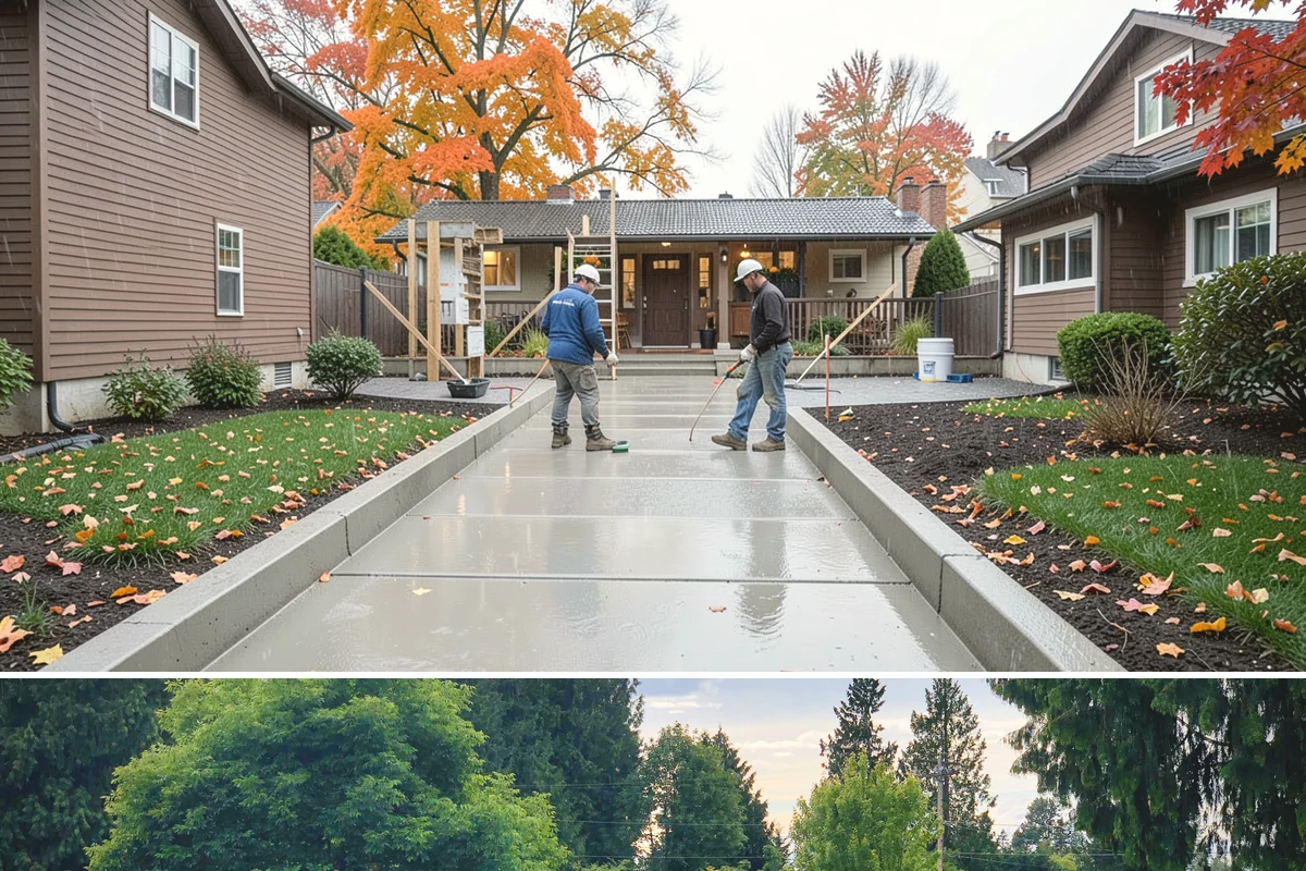 Basement Framing in Bonney Lake, Pierce County, WA - Framing happens indoors and is well suited to the wet season when outdoor work slows.
