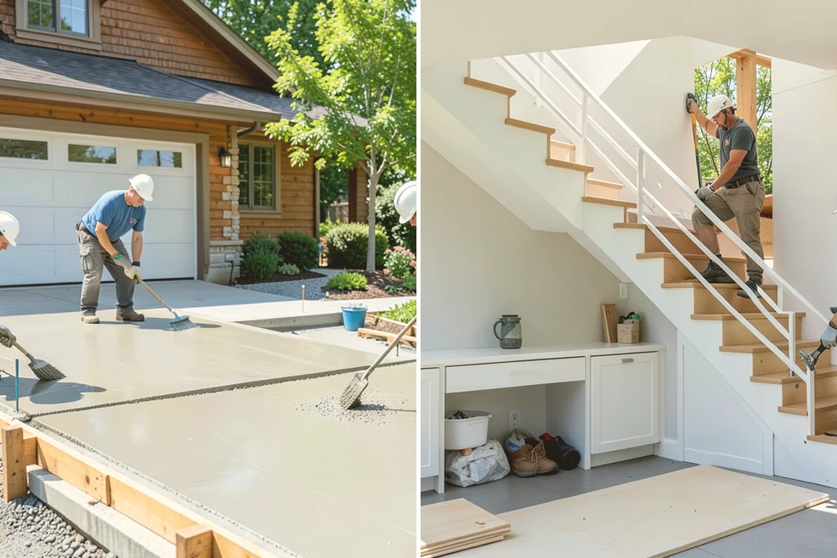 Basement Framing in Bothell, King County, WA - Lay out rooms and openings