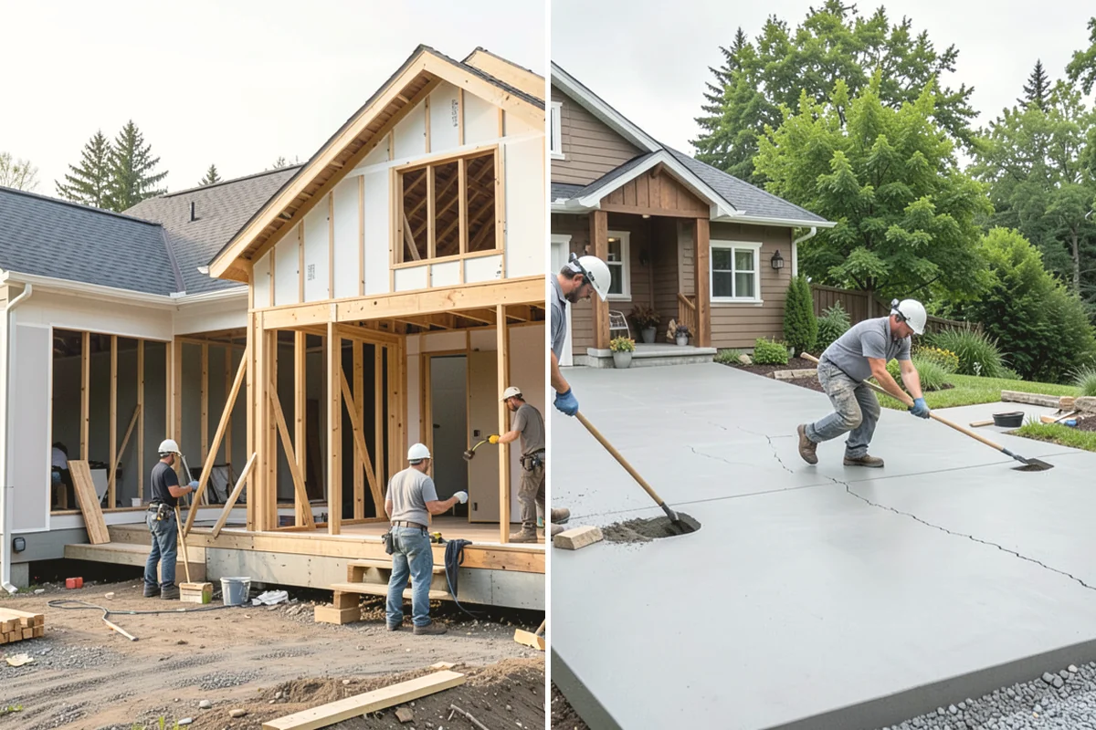 Basement Framing in Burien, King County, WA - Lay out rooms and openings