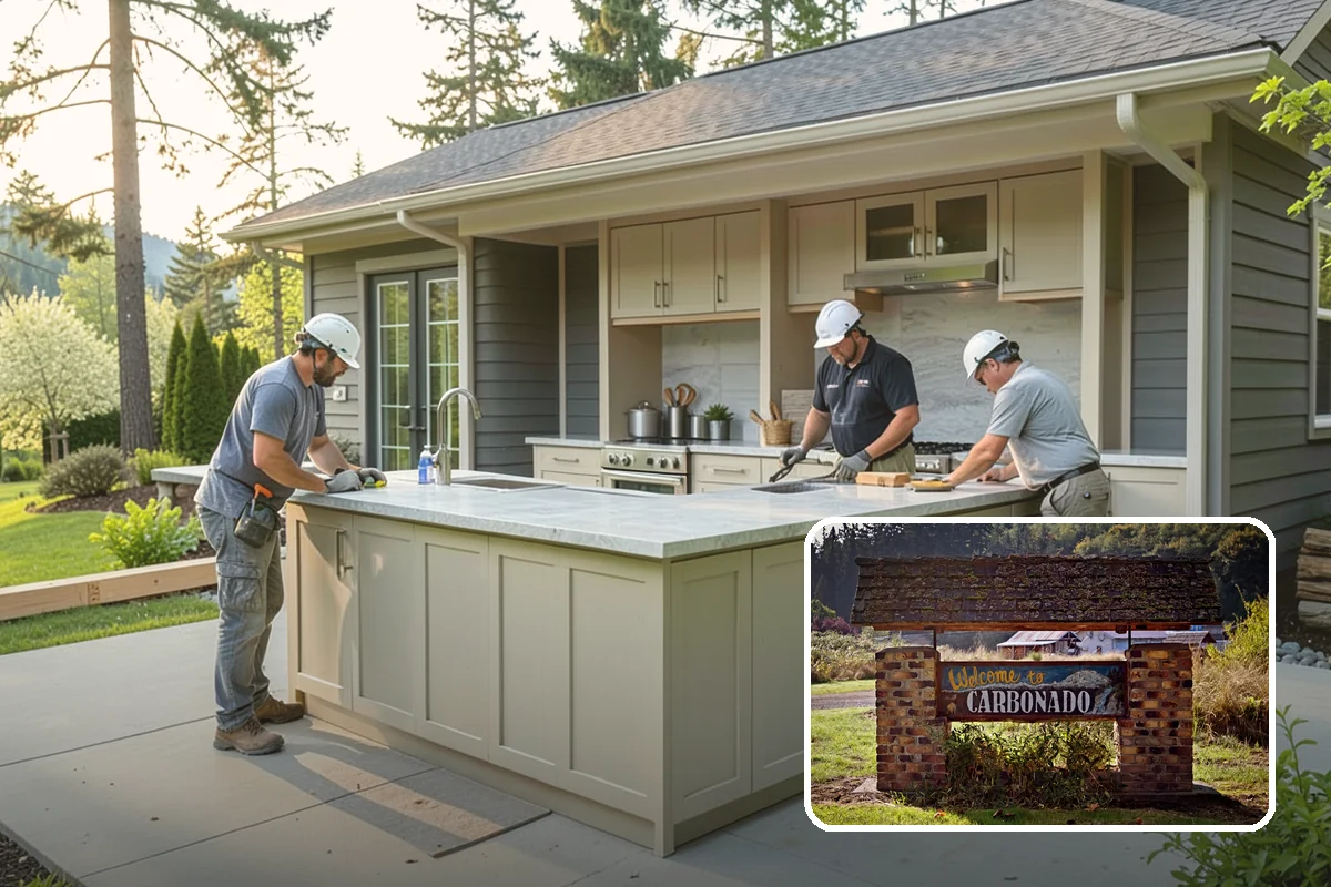 Basement Framing in Carbonado, Pierce County, WA - Defines rooms and usable layout