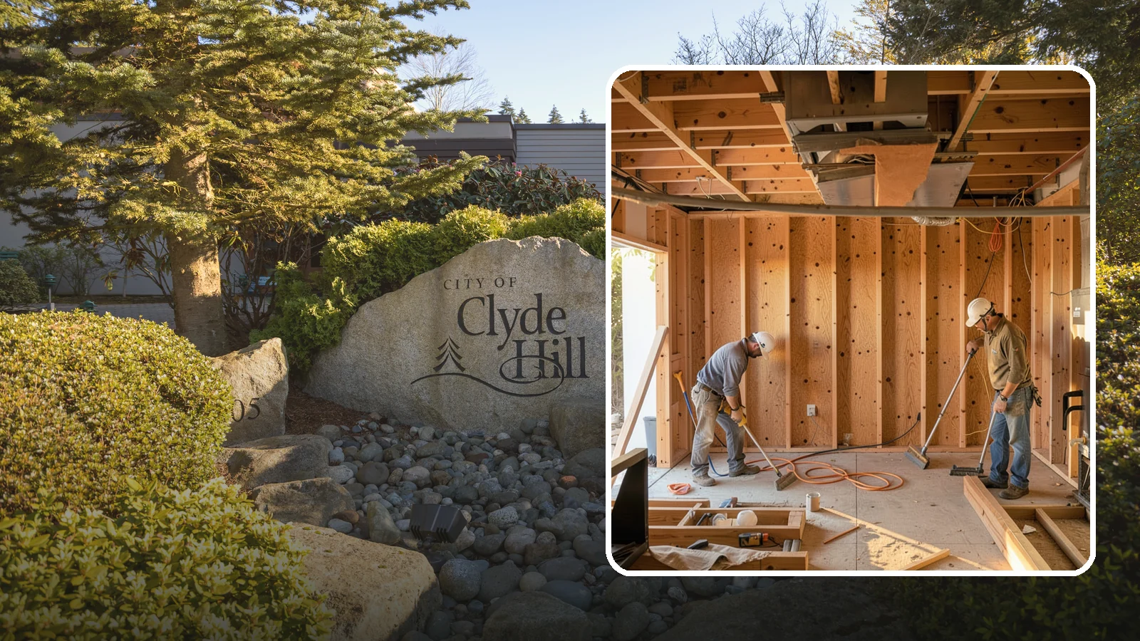 Basement Framing in Clyde Hill, King County, WA - Basement framing builds the wall and partition structure that shapes your finished lower level.