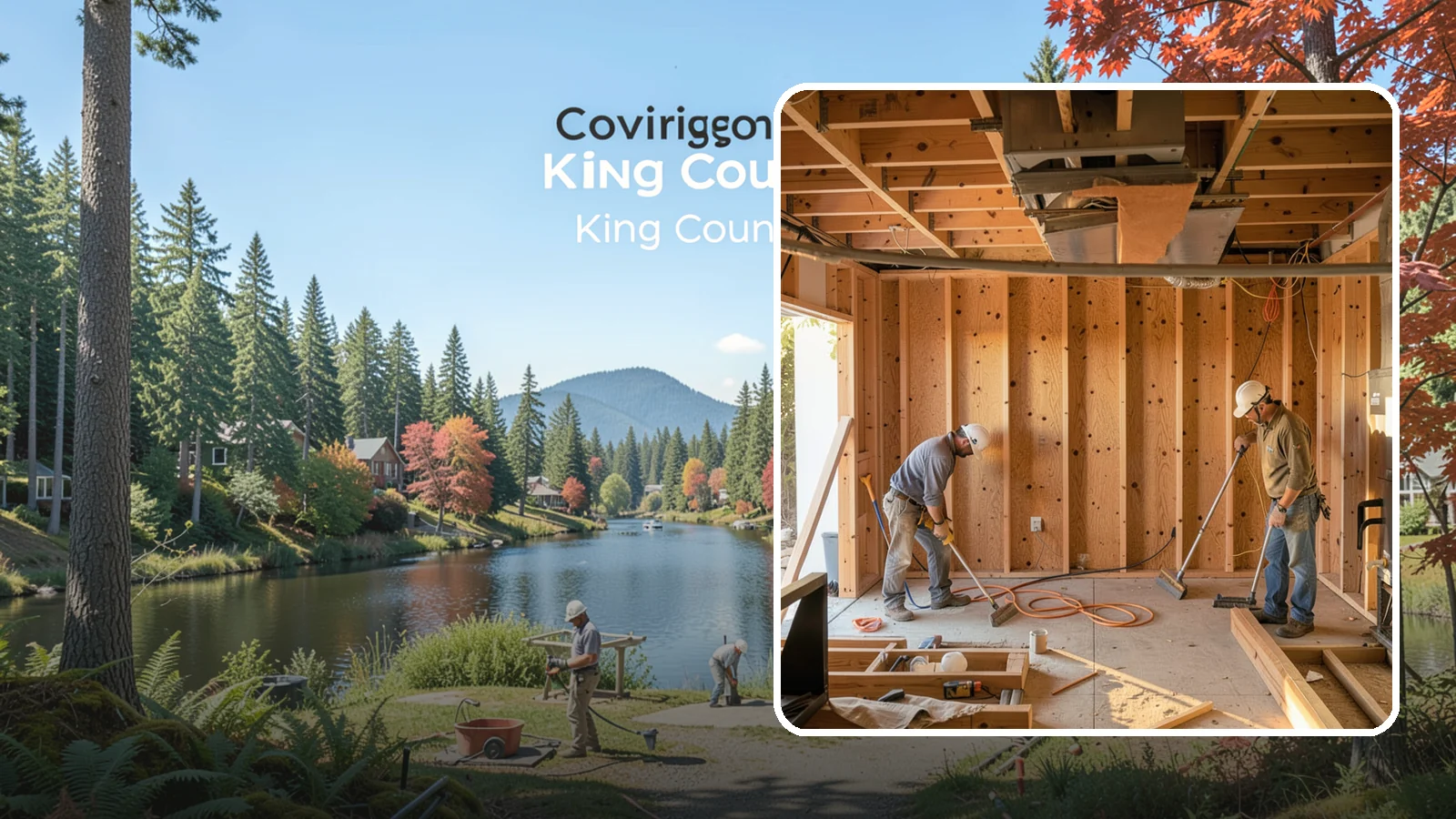 Basement Framing in Covington, King County, WA - Basement framing builds the wall and partition structure that shapes your finished lower level.
