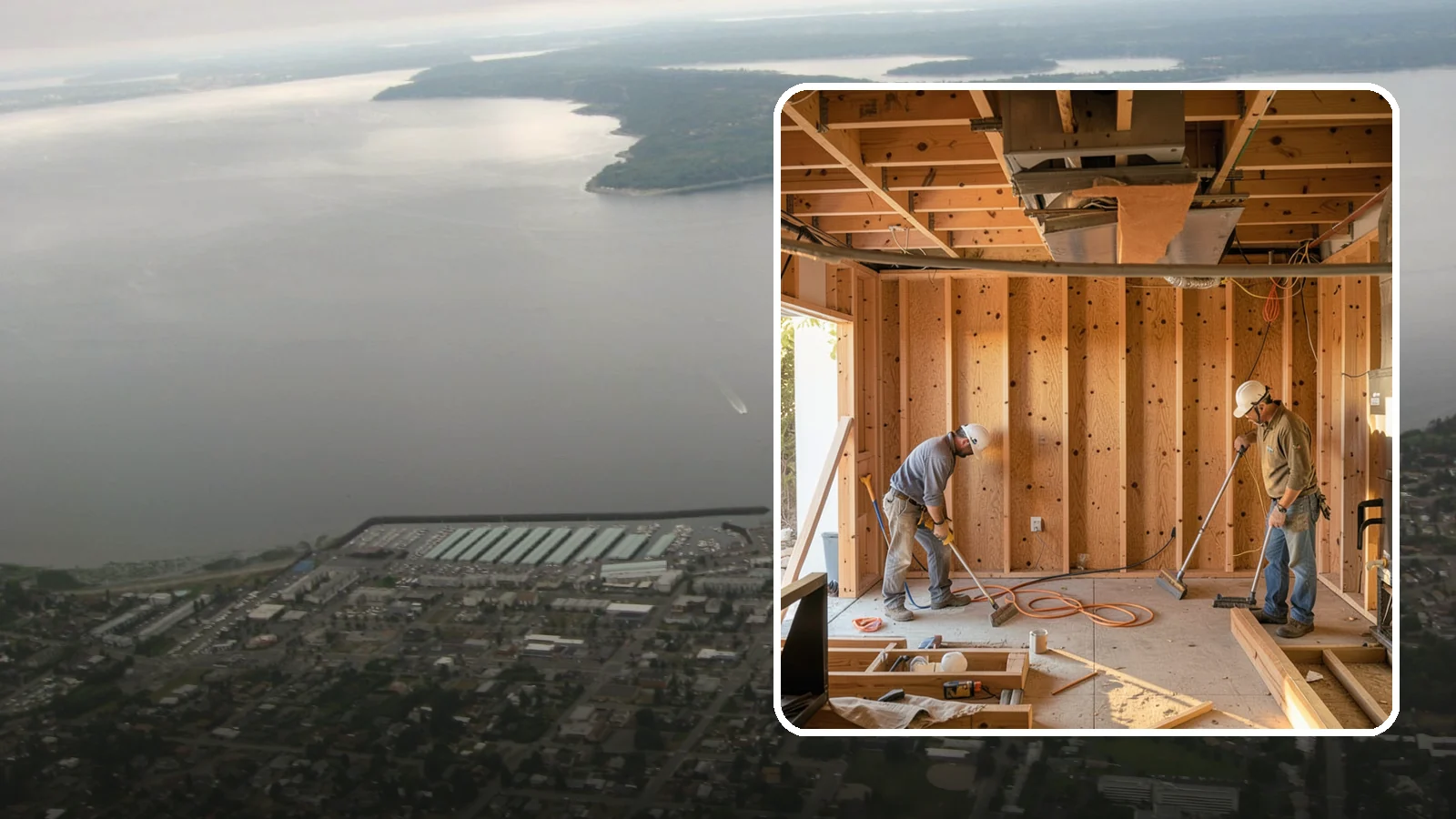 Basement Framing in Des Moines, King County, WA - Basement framing builds the wall and partition structure that shapes your finished lower level.