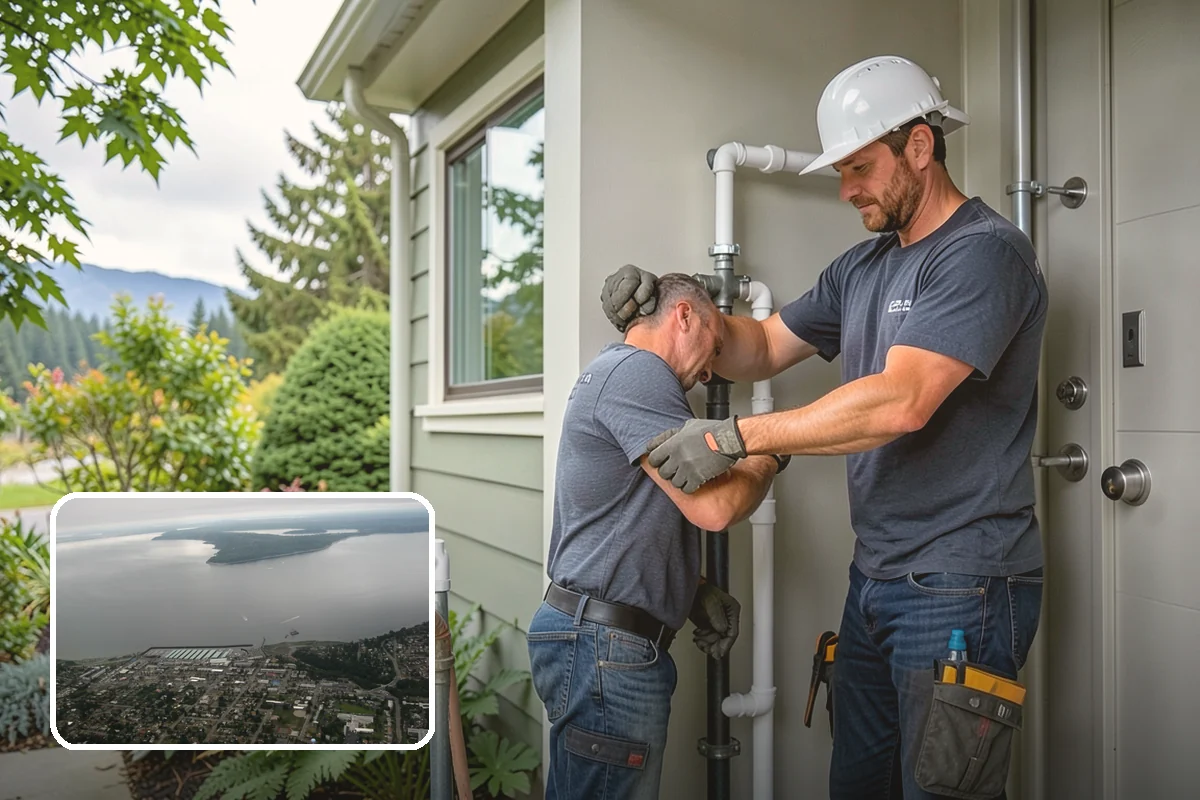 Basement Framing in Des Moines, King County, WA - Defines rooms and usable layout