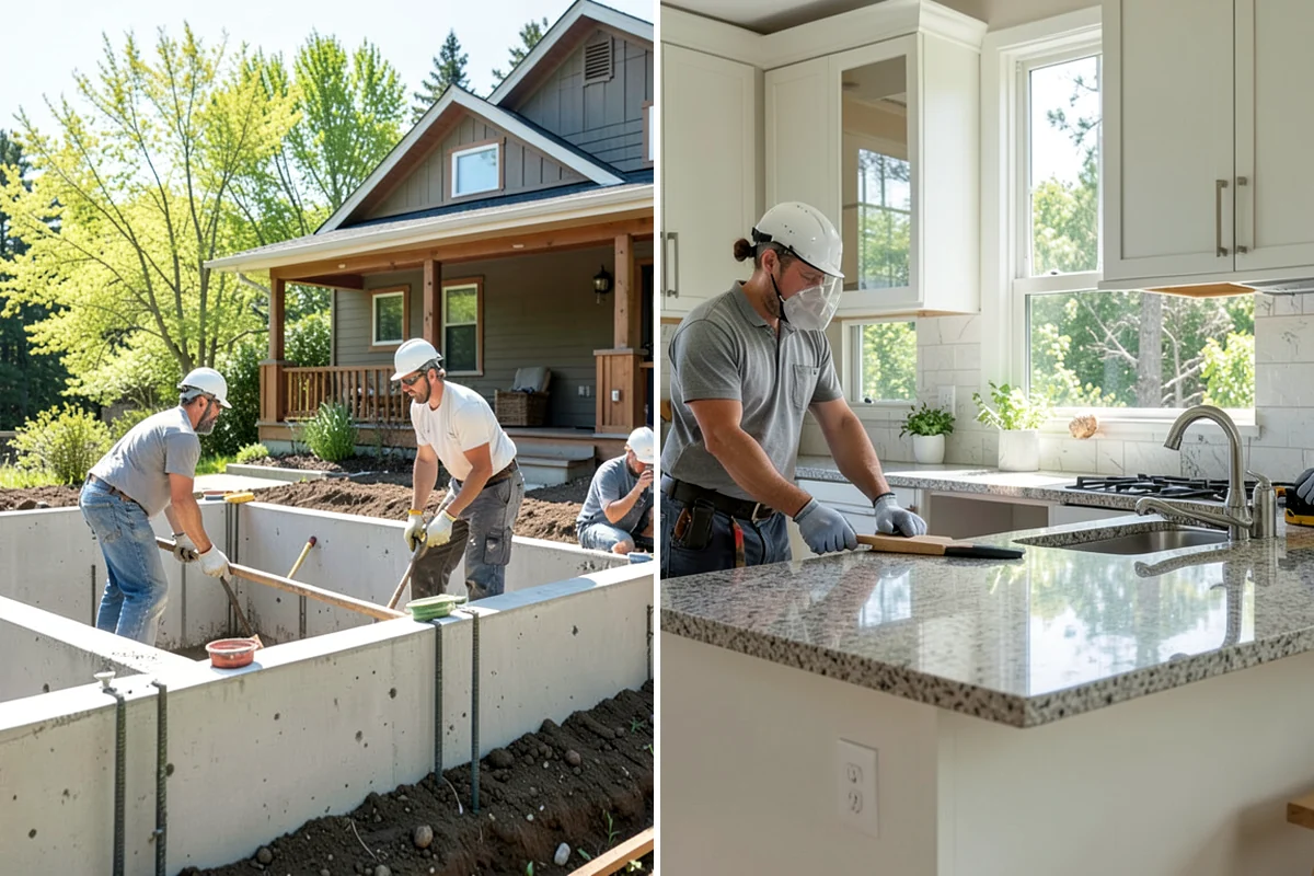 Basement Framing in DuPont, Pierce County, WA - Lay out rooms and openings