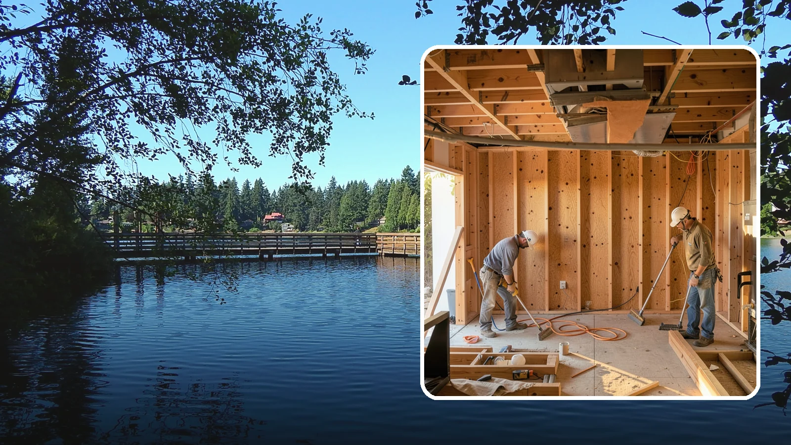 Basement Framing in Federal Way, King County, WA - Basement framing builds the wall and partition structure that shapes your finished lower level.