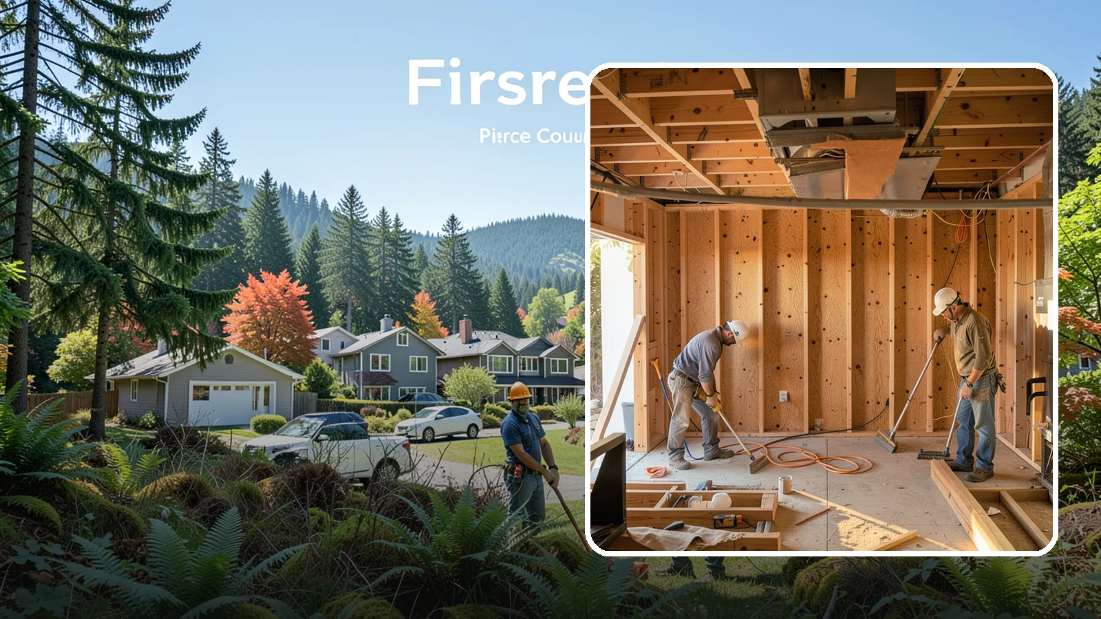 Basement Framing in Fircrest, Pierce County, WA - Basement framing builds the wall and partition structure that shapes your finished lower level.