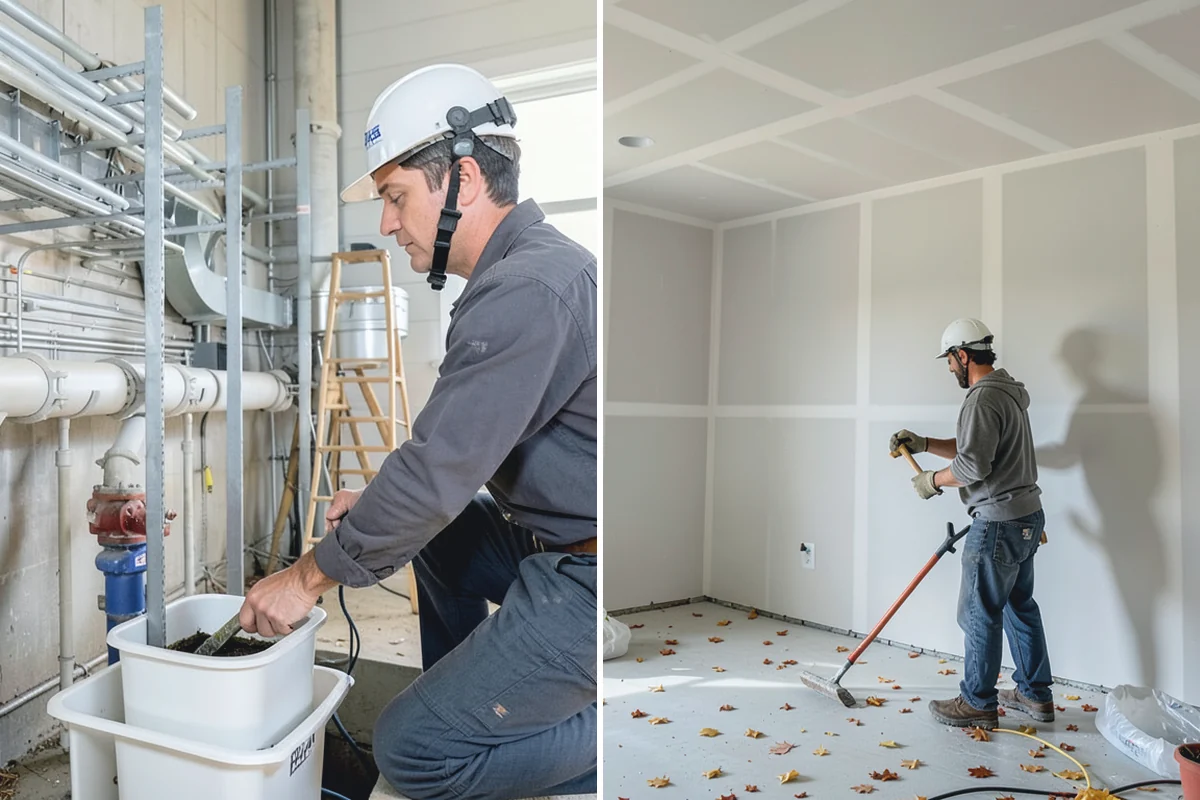 Basement Framing in Gold Bar, Snohomish County, WA - Lay out rooms and openings
