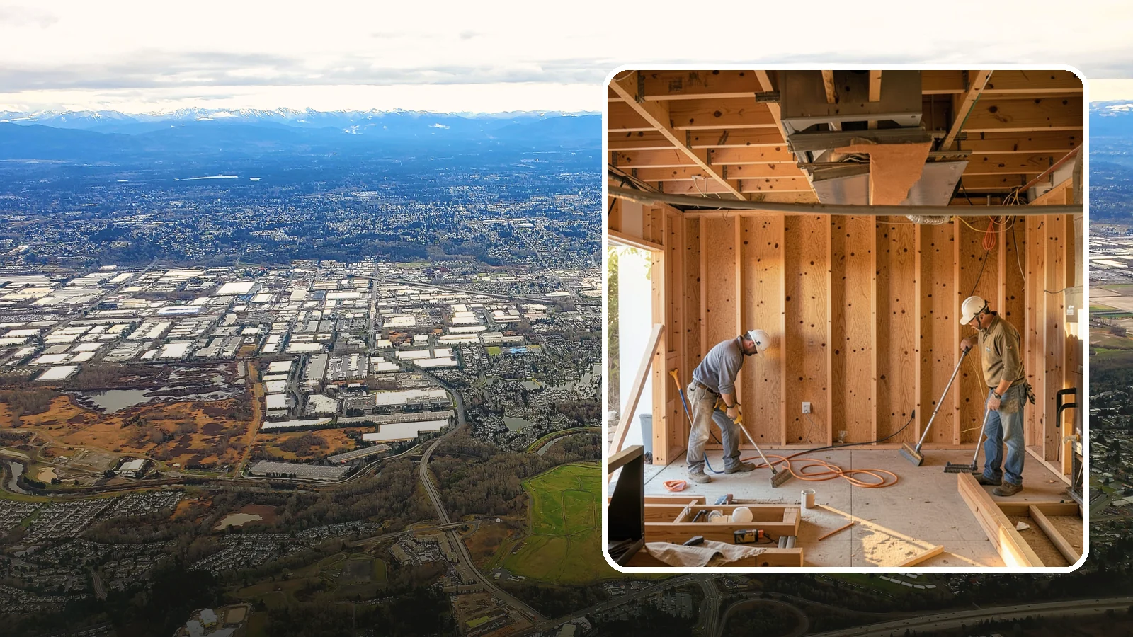 Basement Framing in Kent, King County, WA - Basement framing builds the wall and partition structure that shapes your finished lower level.