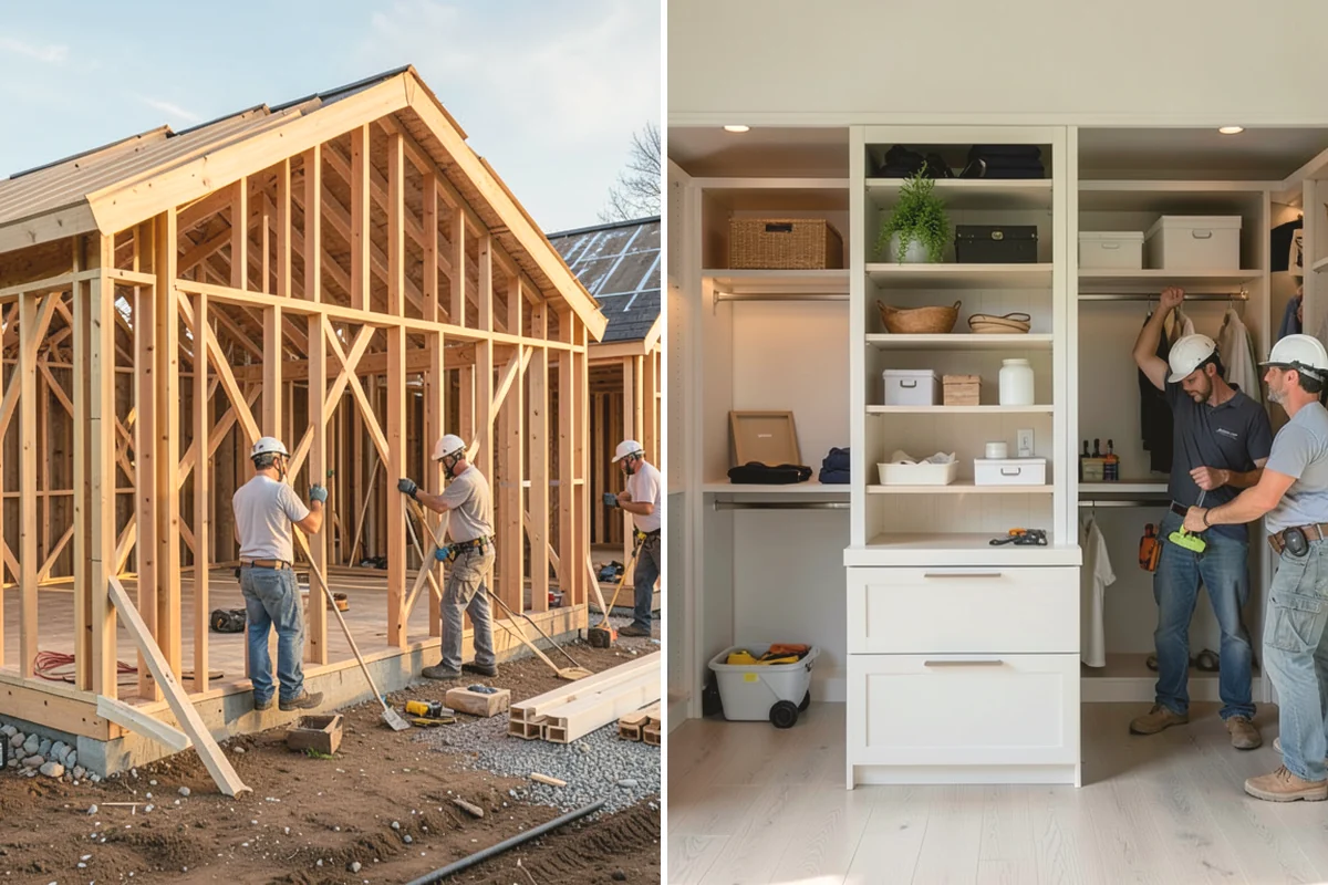 Basement Framing in La Conner, Skagit County, WA - Lay out rooms and openings