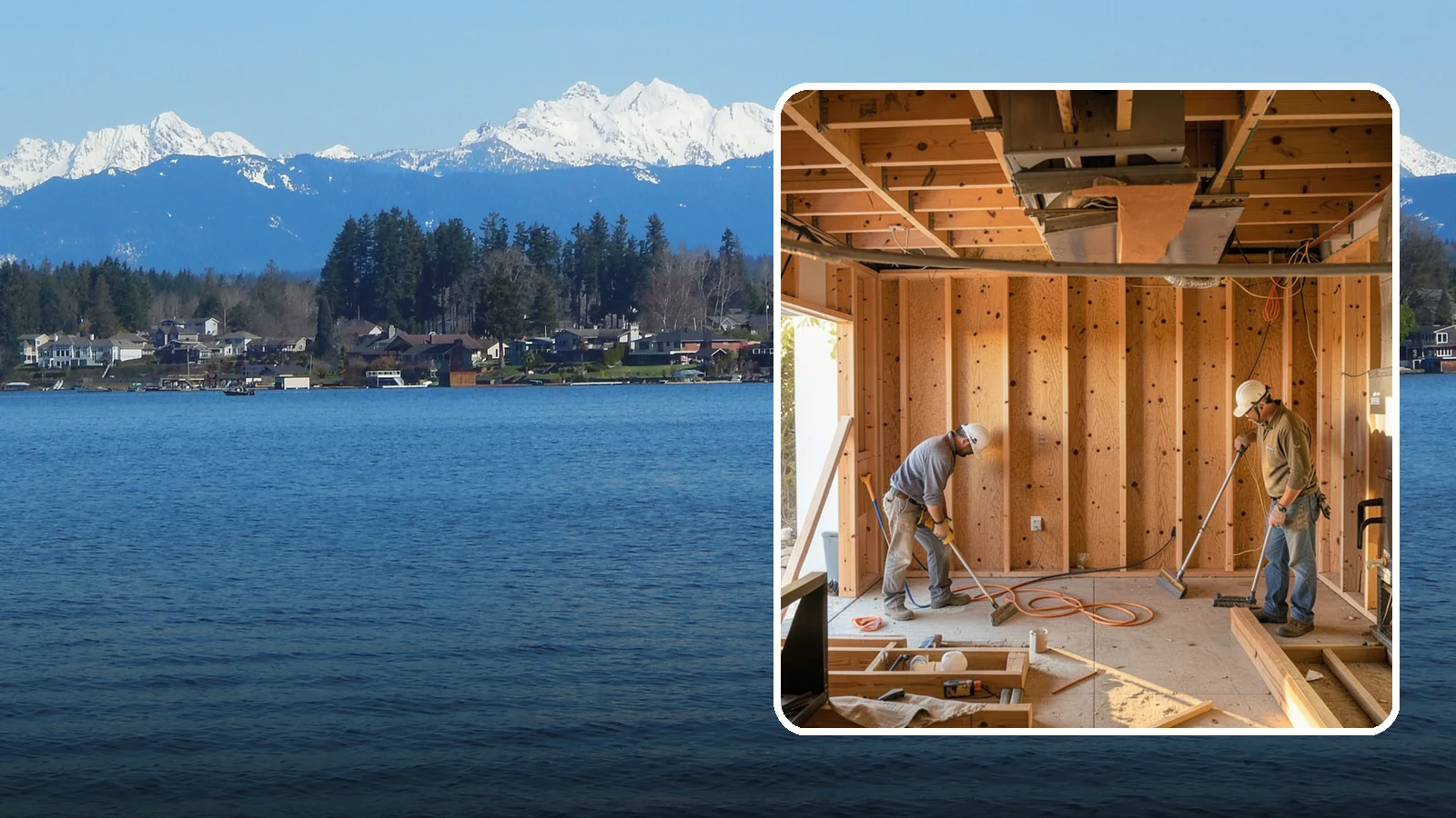Basement Framing in Lake Stevens, Snohomish County, WA - Basement framing builds the wall and partition structure that shapes your finished lower level.