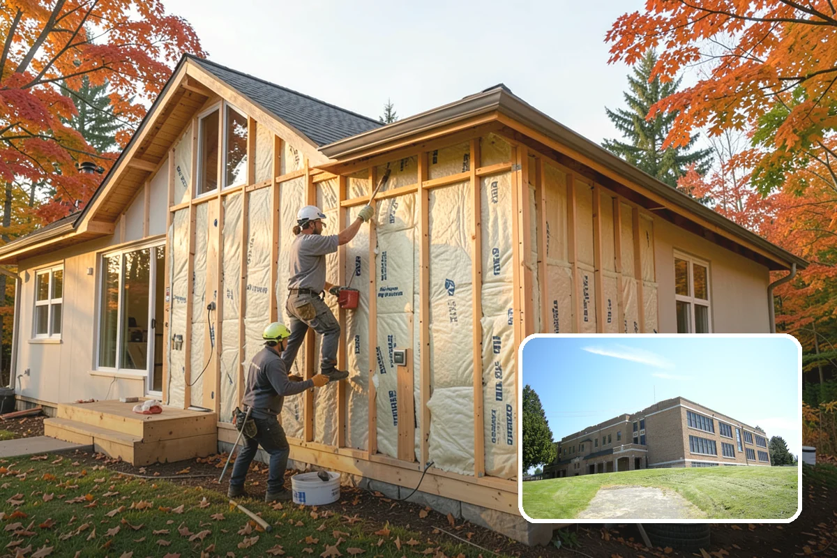 Basement Framing in Maple Valley, King County, WA - Defines rooms and usable layout