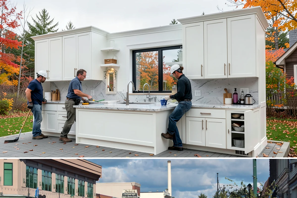 Basement Framing in Monroe, Snohomish County, WA - Framing happens indoors and is well suited to the wet season when outdoor work slows.