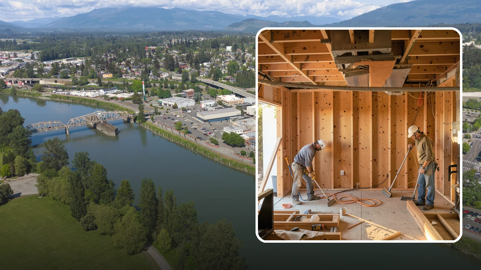 Basement Framing in Mount Vernon, Skagit County, WA - Basement framing builds the wall and partition structure that shapes your finished lower level.