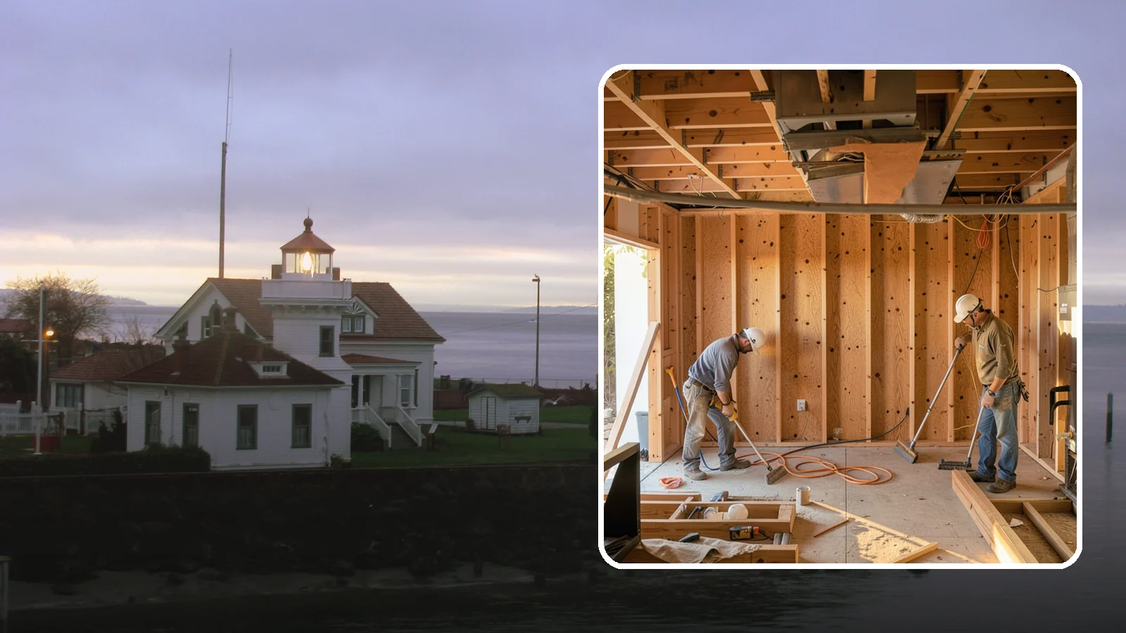 Basement Framing in Mukilteo, Snohomish County, WA - Basement framing builds the wall and partition structure that shapes your finished lower level.