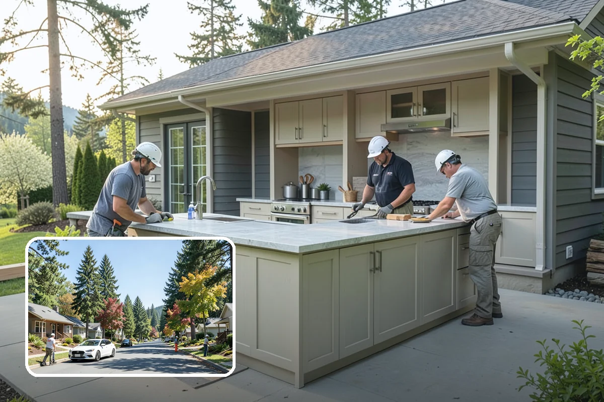 Basement Framing in Orting, Pierce County, WA - Defines rooms and usable layout
