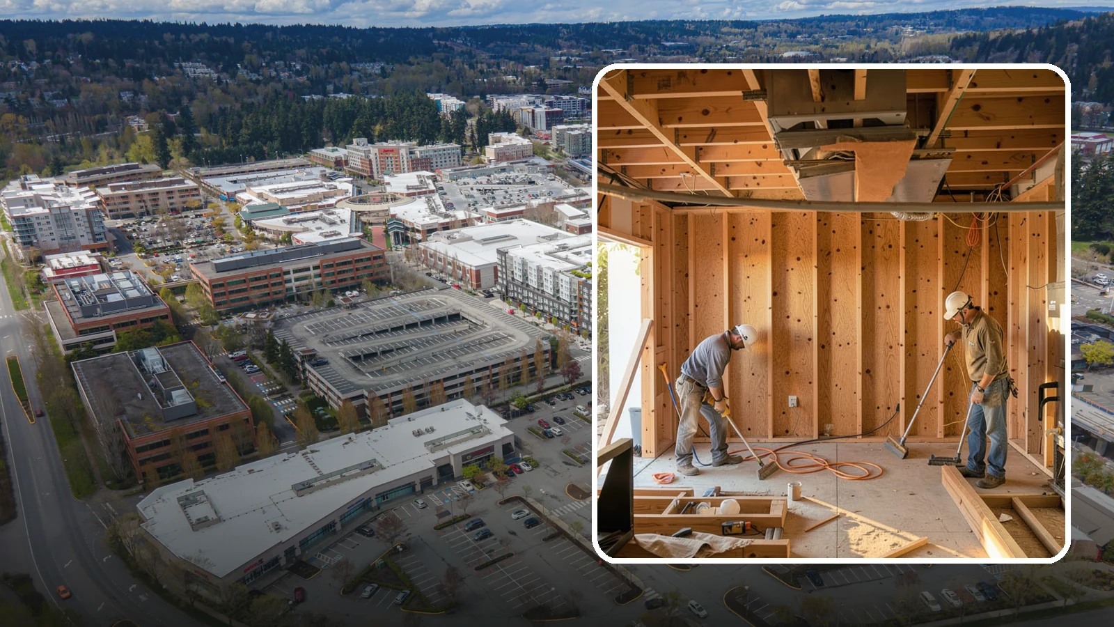 Basement Framing in Redmond, King County, WA - Basement framing builds the wall and partition structure that shapes your finished lower level.