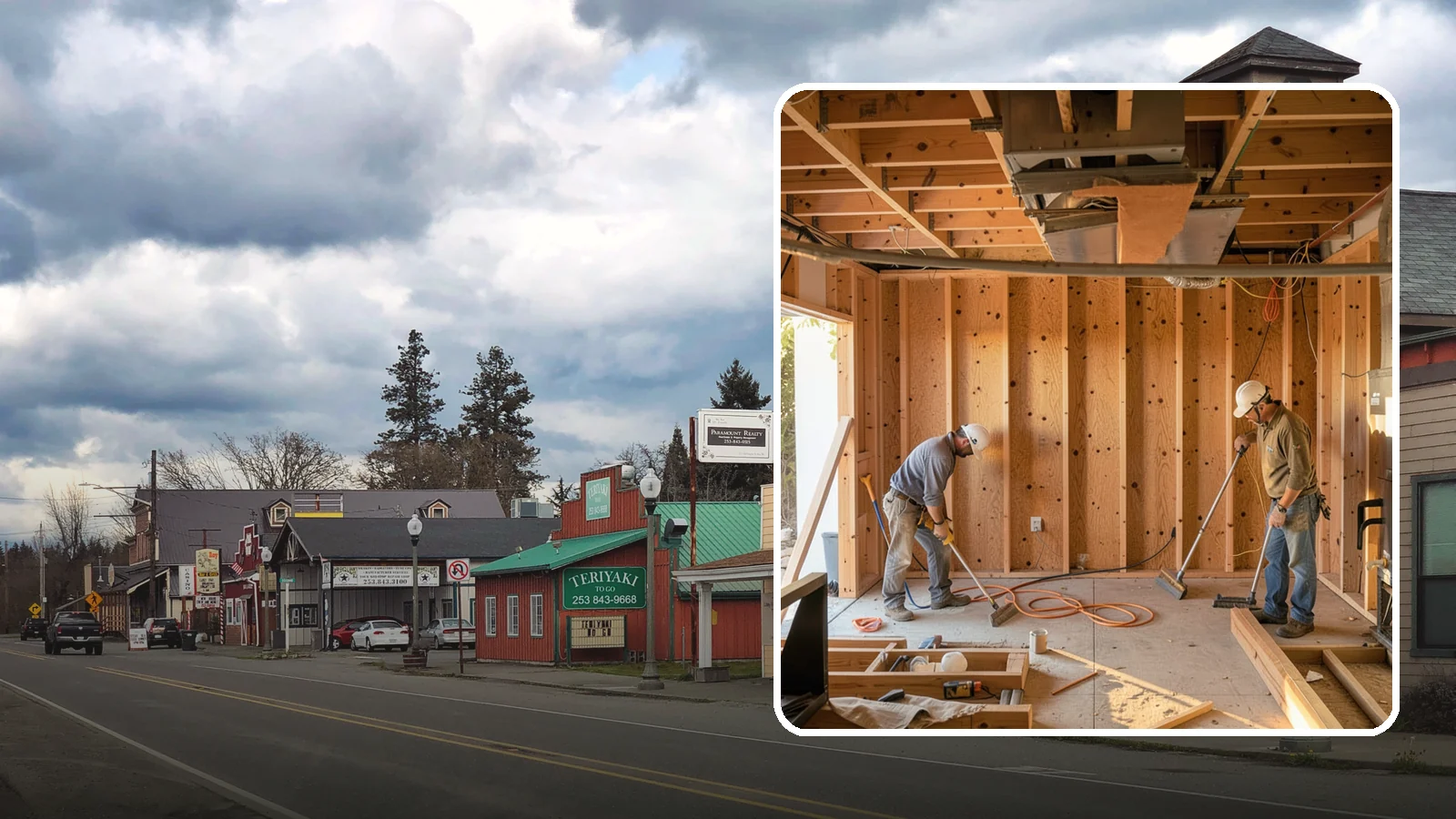 Basement Framing in Roy, Pierce County, WA - Basement framing builds the wall and partition structure that shapes your finished lower level.