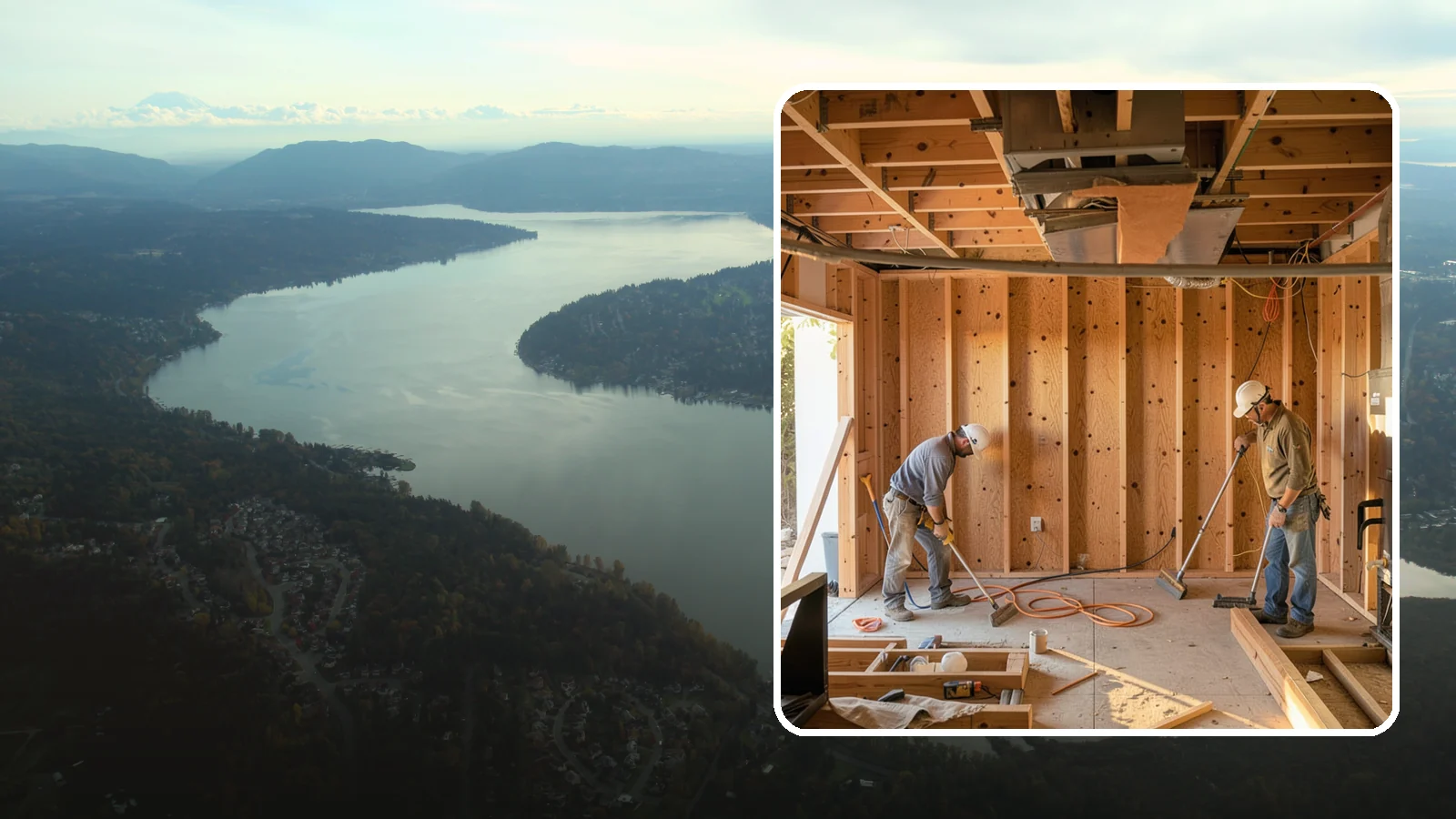 Basement Framing in Sammamish, King County, WA - Basement framing builds the wall and partition structure that shapes your finished lower level.