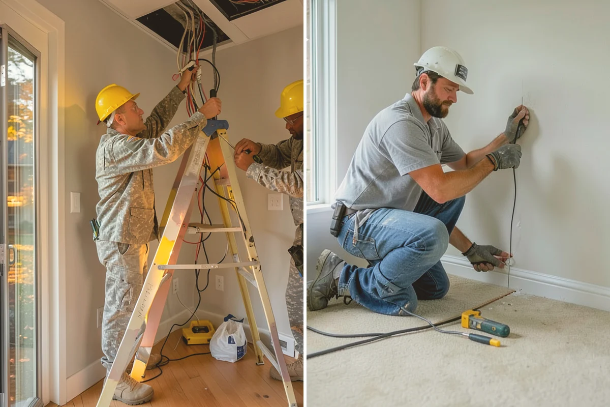 Basement Framing in Sammamish, King County, WA - Lay out rooms and openings