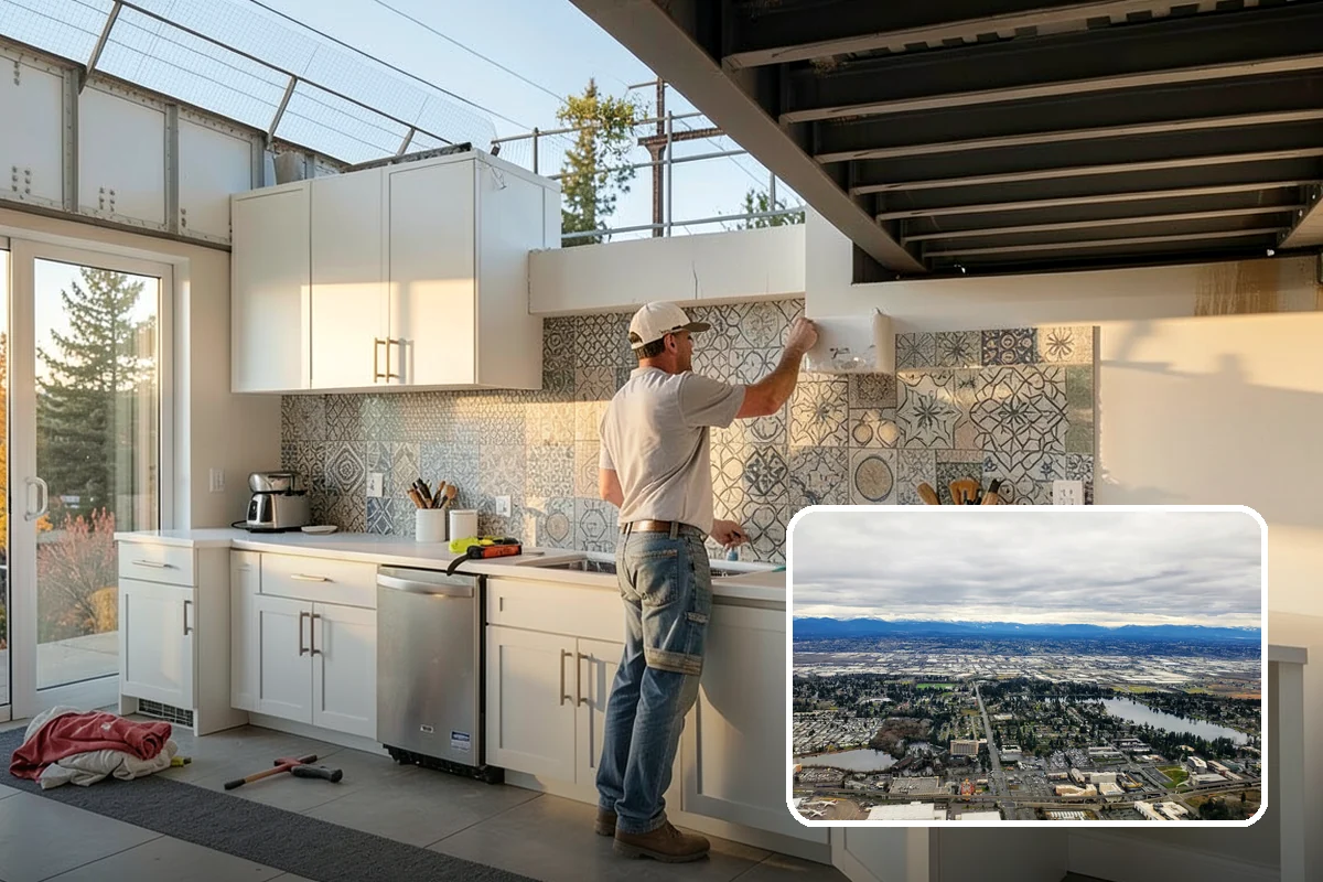 Basement Framing in SeaTac, King County, WA - Defines rooms and usable layout