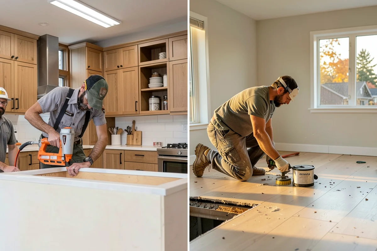 Basement Framing in SeaTac, King County, WA - Lay out rooms and openings