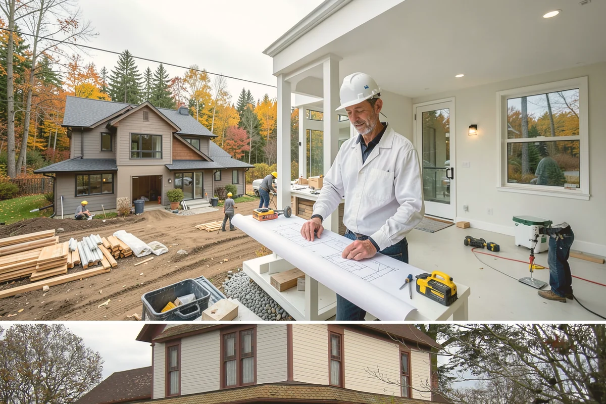 Basement Framing in Sumner, Pierce County, WA - Framing happens indoors and is well suited to the wet season when outdoor work slows.