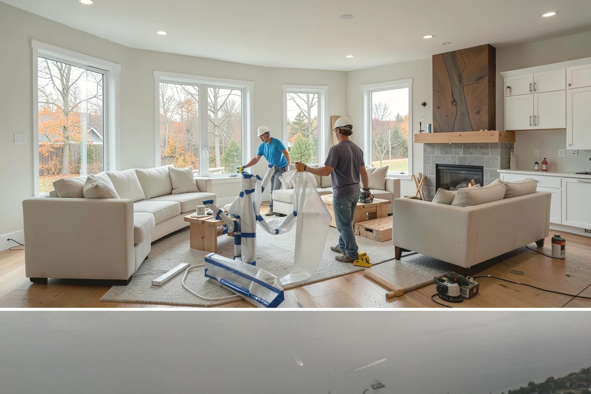 Basement Home Theater in Des Moines, King County, WA - Theater builds are entirely indoors, making them a perfect winter project.