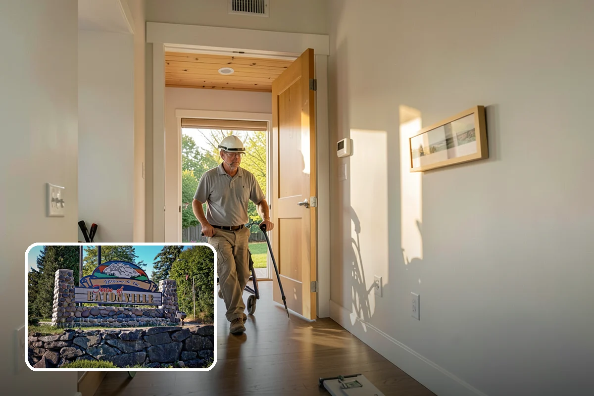 Basement Home Theater in Eatonville, Pierce County, WA - Uses the basement's natural darkness and quiet