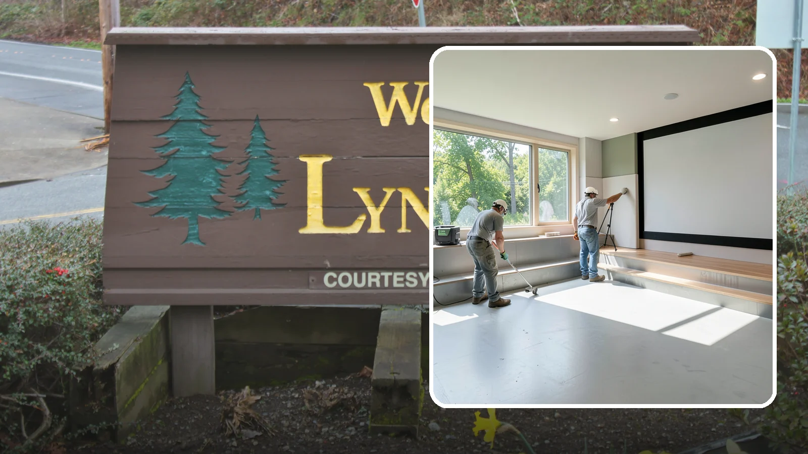 Basement Home Theater in Lynnwood, Snohomish County, WA - A basement home theater creates a dedicated media room with soundproofing, lighting, and tiered seating.