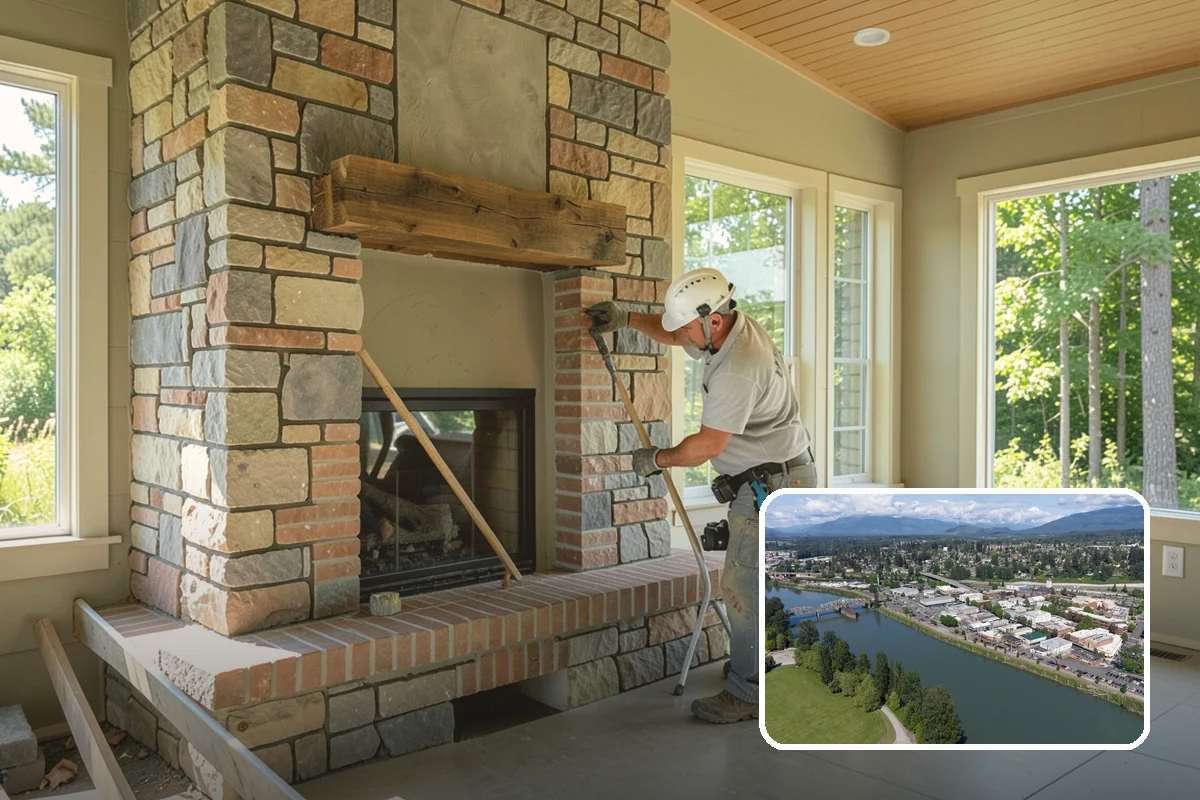 Basement Home Theater in Mount Vernon, Skagit County, WA - Uses the basement's natural darkness and quiet