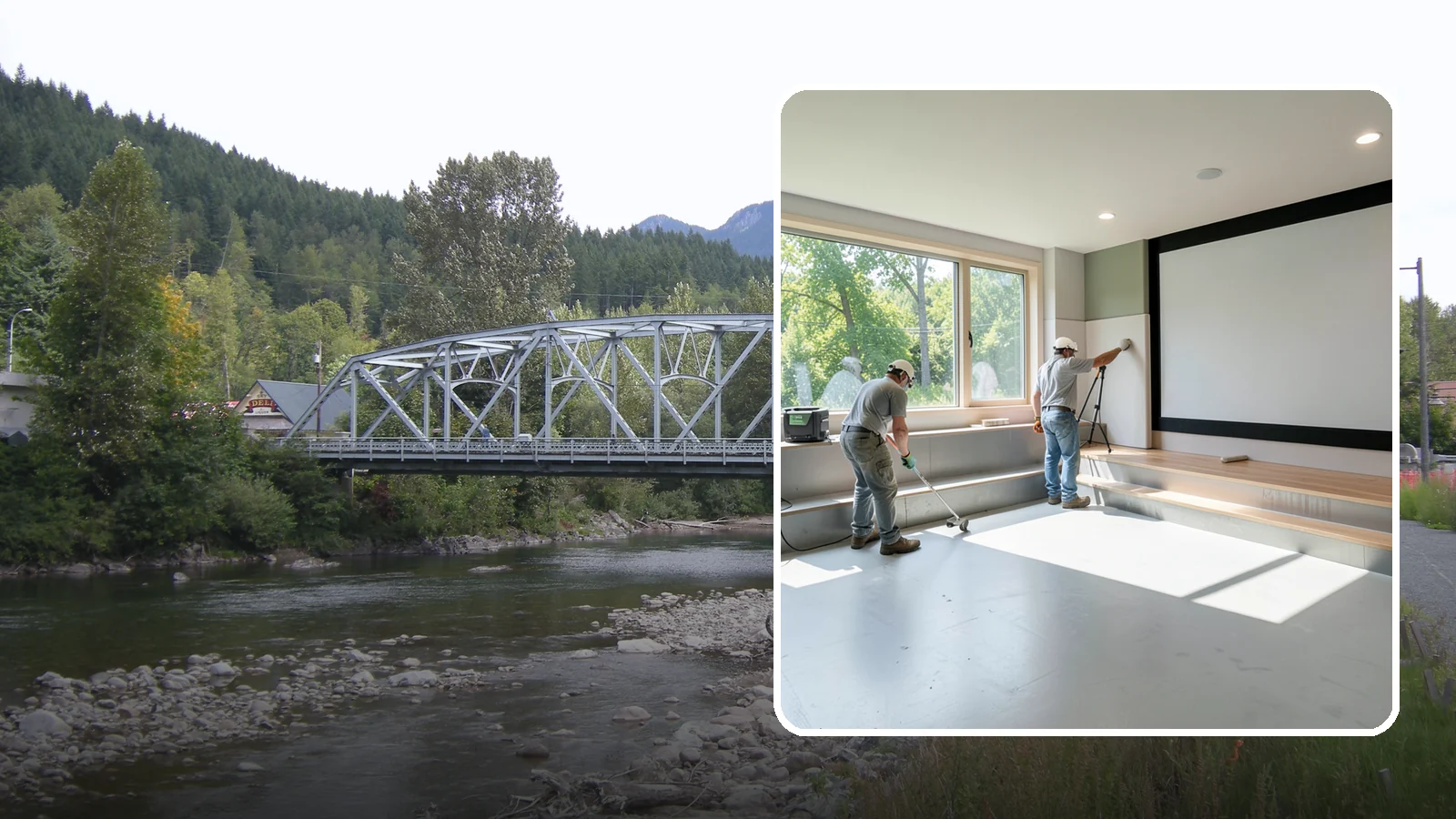 Basement Home Theater in Skykomish, King County, WA - A basement home theater creates a dedicated media room with soundproofing, lighting, and tiered seating.