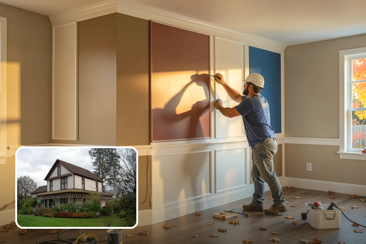 Basement Home Theater in Sumner, Pierce County, WA - Uses the basement's natural darkness and quiet