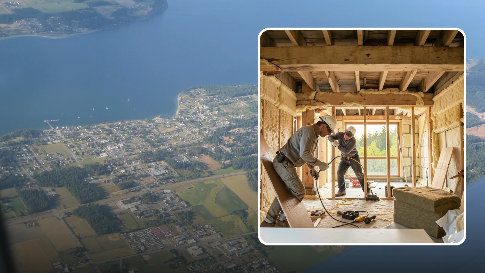 Basement Insulation in Coupeville, Island County, WA - Basement insulation improves warmth and energy efficiency while managing below-grade vapor correctly.