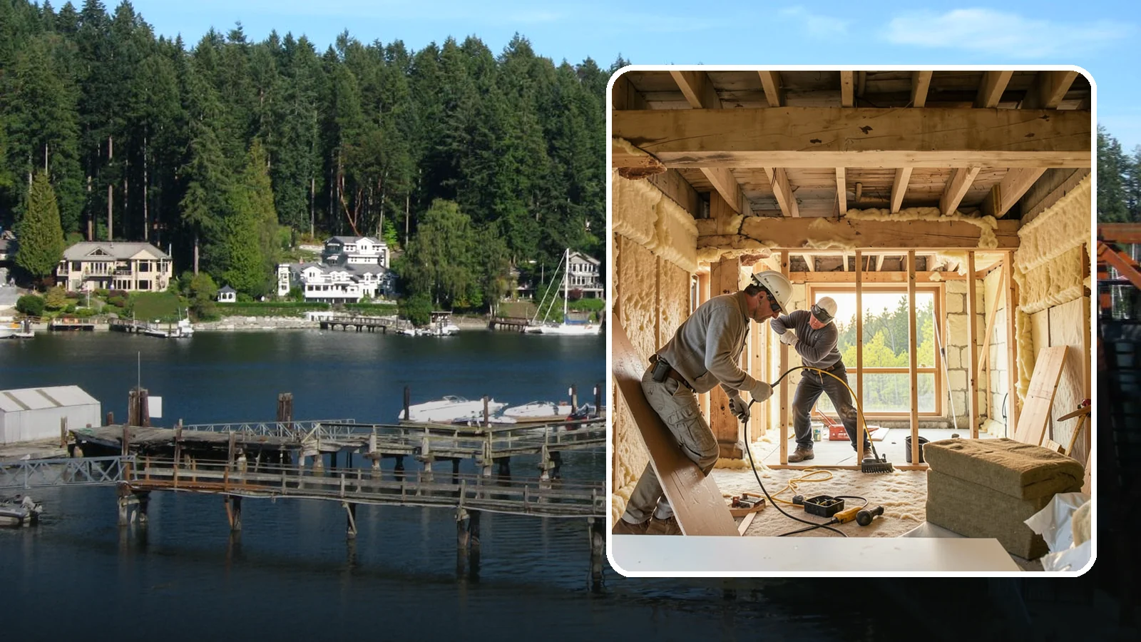 Basement Insulation in Gig Harbor, Pierce County, WA - Basement insulation improves warmth and energy efficiency while managing below-grade vapor correctly.