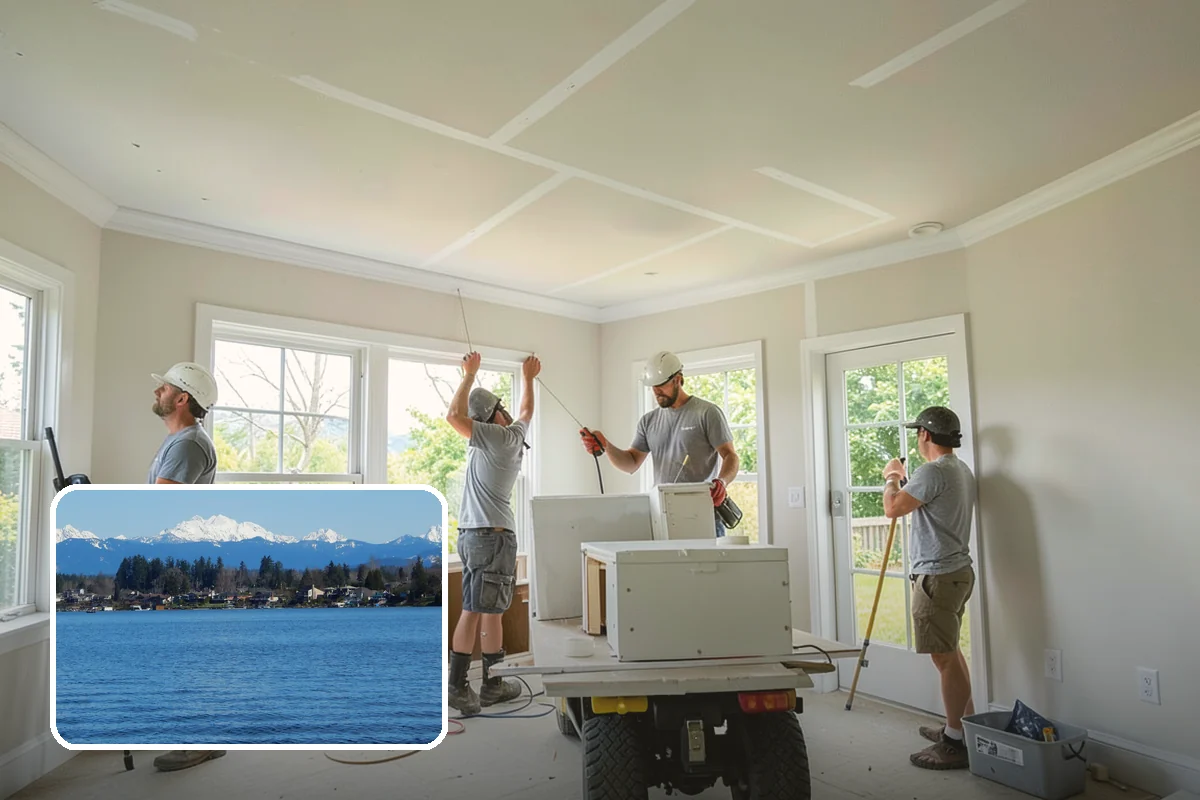 Basement Insulation in Lake Stevens, Snohomish County, WA - Warms up a cold basement