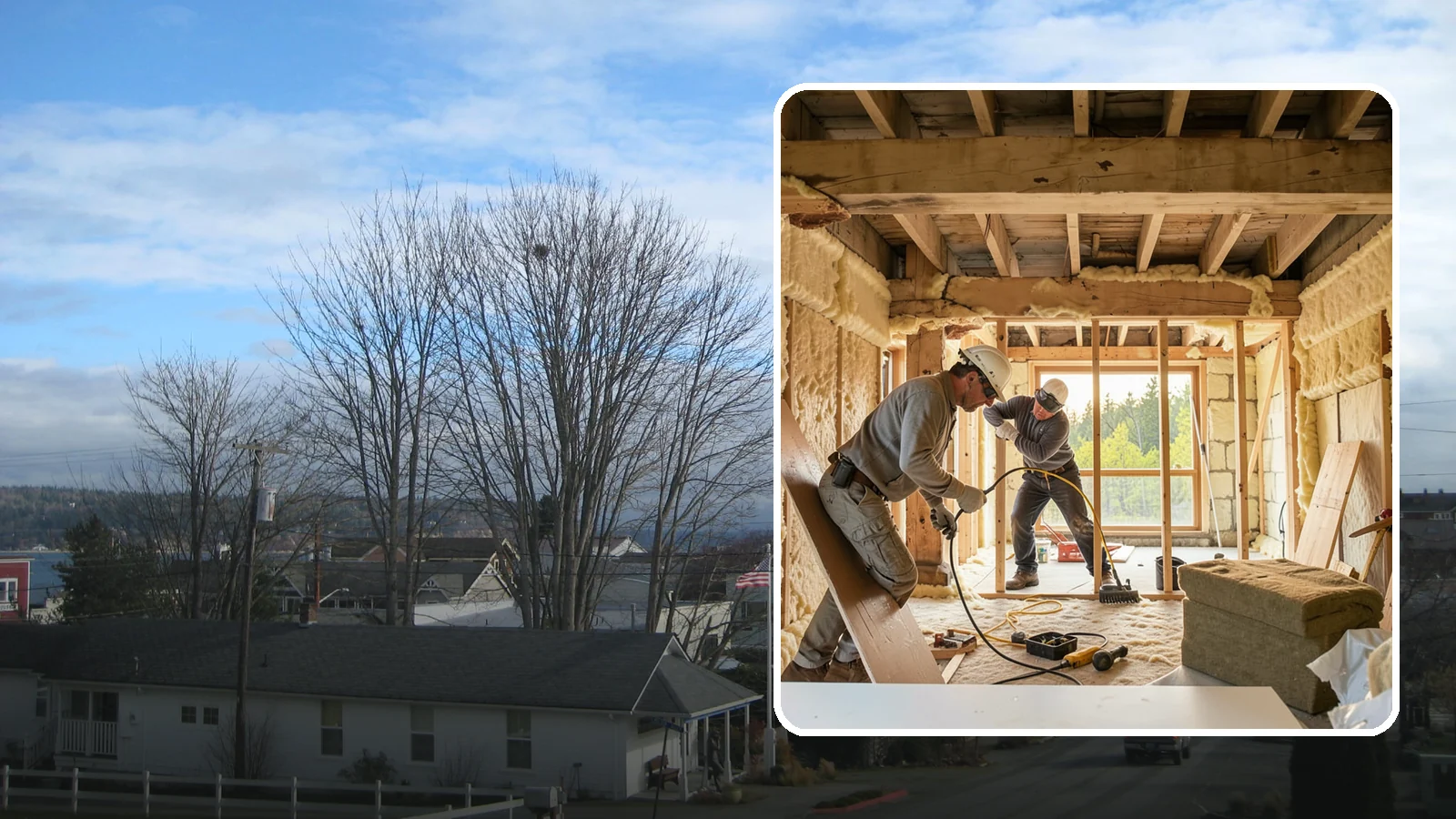 Basement Insulation in Langley, Island County, WA - Basement insulation improves warmth and energy efficiency while managing below-grade vapor correctly.