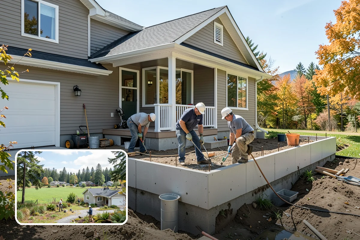 Basement Insulation in Lyman, Skagit County, WA - Warms up a cold basement