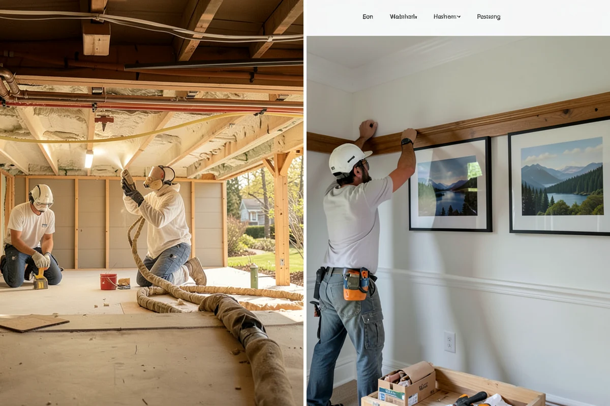 Basement Insulation in Normandy Park, King County, WA - Inspect walls, rim joists, and moisture