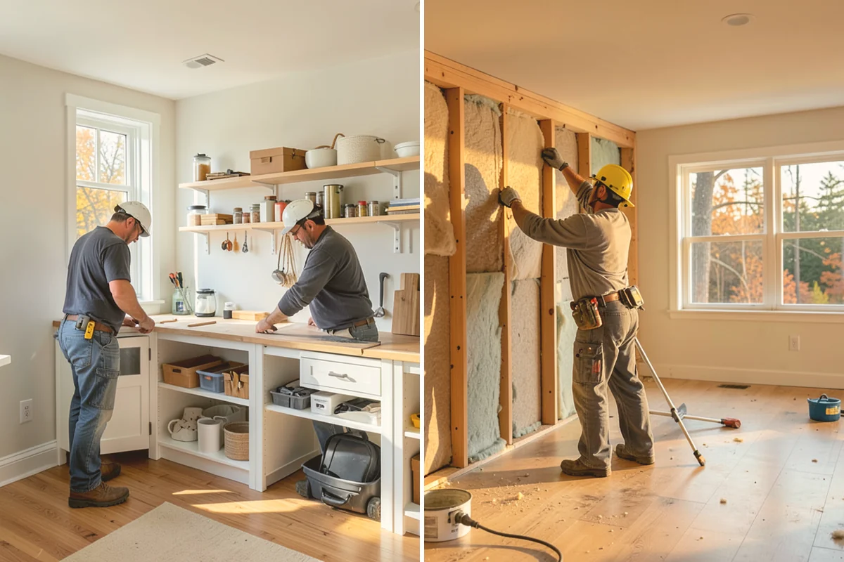 Basement Kitchenette in Bothell, King County, WA - Plan the kitchenette layout and utilities