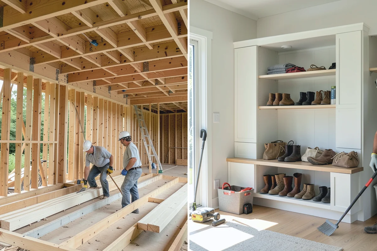 Basement Kitchenette in Buckley, Pierce County, WA - Plan the kitchenette layout and utilities