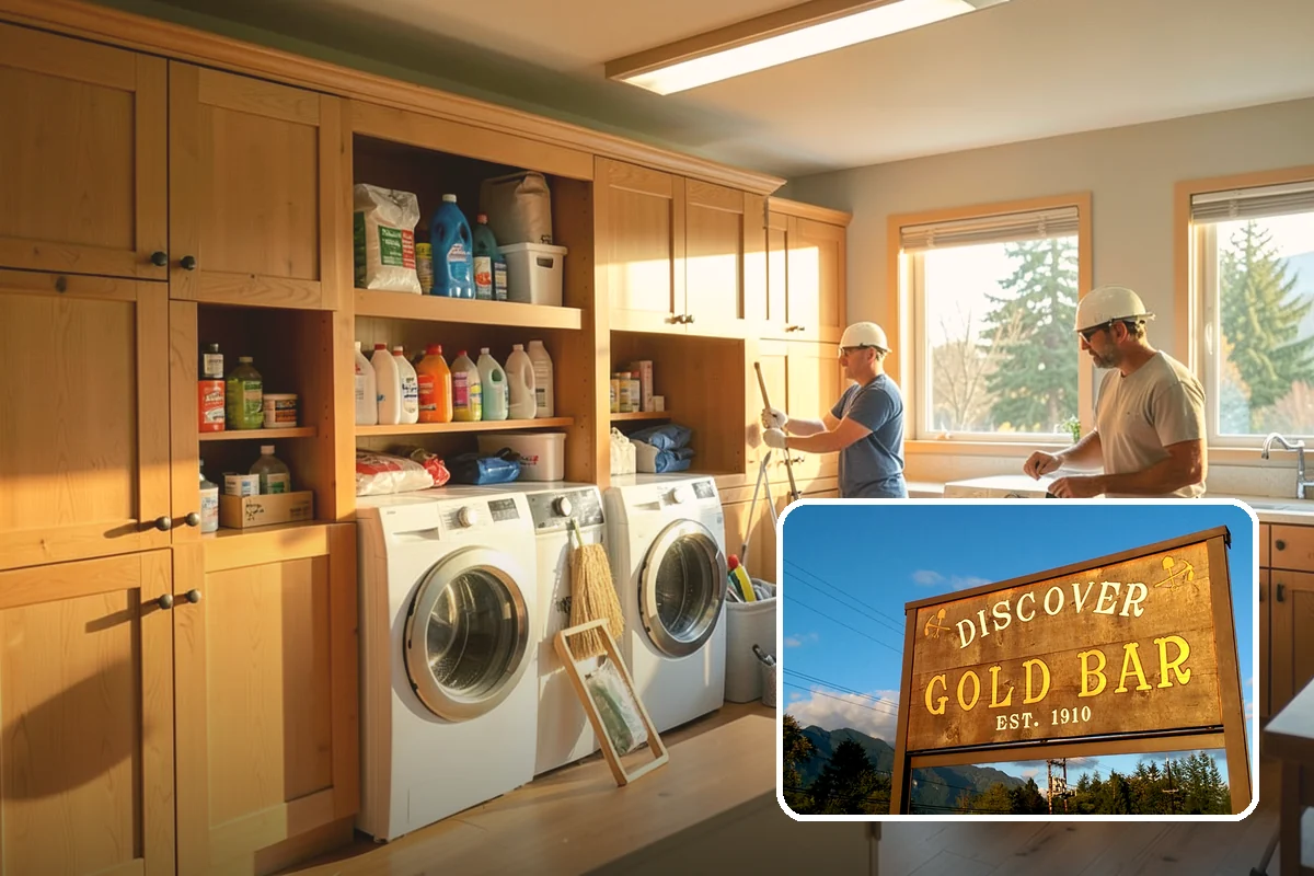 Basement Kitchenette in Gold Bar, Snohomish County, WA - Makes a basement suite self-contained