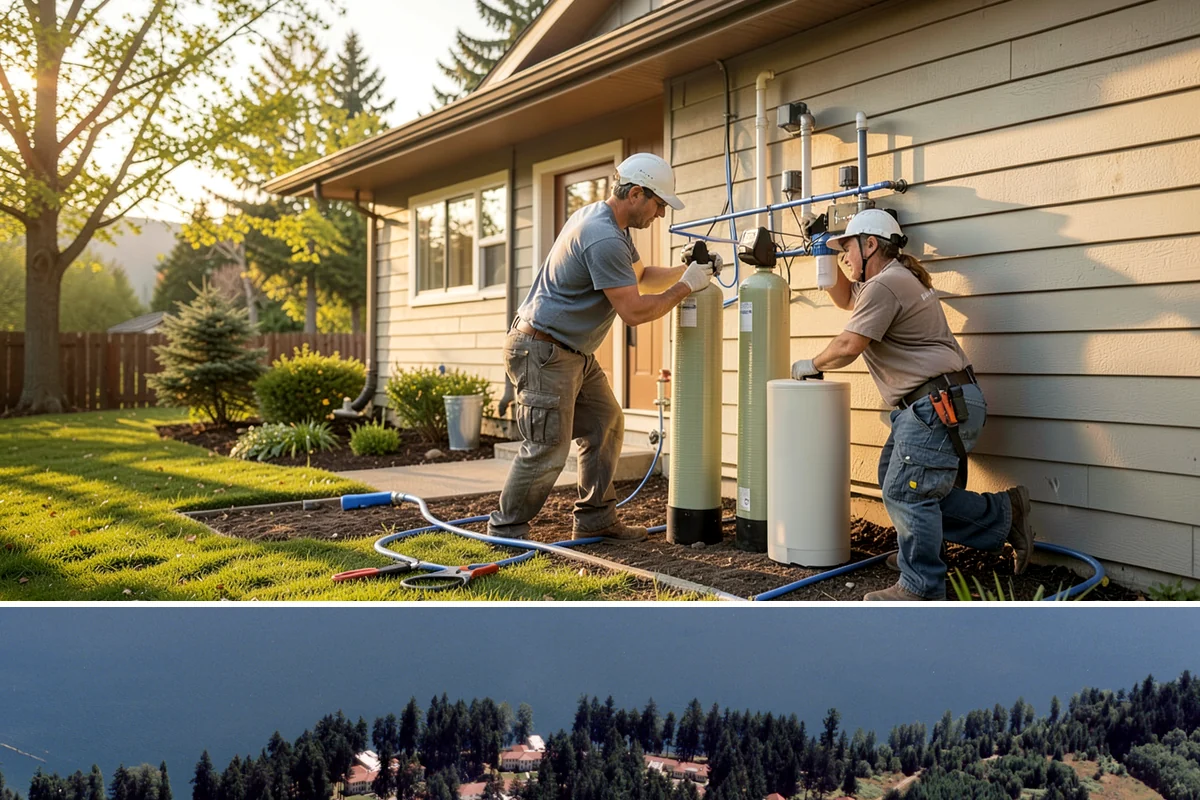 Basement Kitchenette in Lakewood, Pierce County, WA - Kitchenette installation is indoor work and fits neatly into the rainy-season schedule.