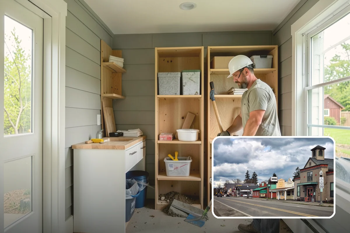 Basement Kitchenette in Roy, Pierce County, WA - Makes a basement suite self-contained