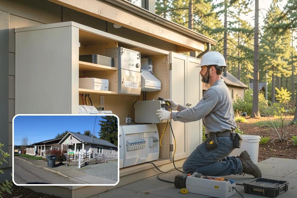 Basement Kitchenette in South Prairie, Pierce County, WA - Makes a basement suite self-contained
